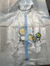 京东京造 儿童雨衣学生背包男女大童卡通加长全身小孩TPU柔软雨披 XL码 实拍图