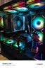 雷利酷棱镜4代PRO星乐积木F1RS棱镜7pro12CM电脑机箱风扇正反叶无线拼接水冷散热/ARGB神光同步/PWM温控 星乐积木F1 RS 黑色正向【三联包含线】 实拍图