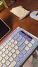 罗技（Logitech）POP ICON KEYS无线蓝牙键盘 AI轻音薄膜电脑办公键盘鼠标套装mac ipad键鼠套装泡泡键盘自定义85键 POP ICON COMBO 紫色 实拍图
