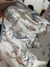 婧麒（JOYNCLEON）新生婴儿睡袋宝宝防惊跳睡袋投降式纯棉防踢被 蓝 M jsd177270 实拍图