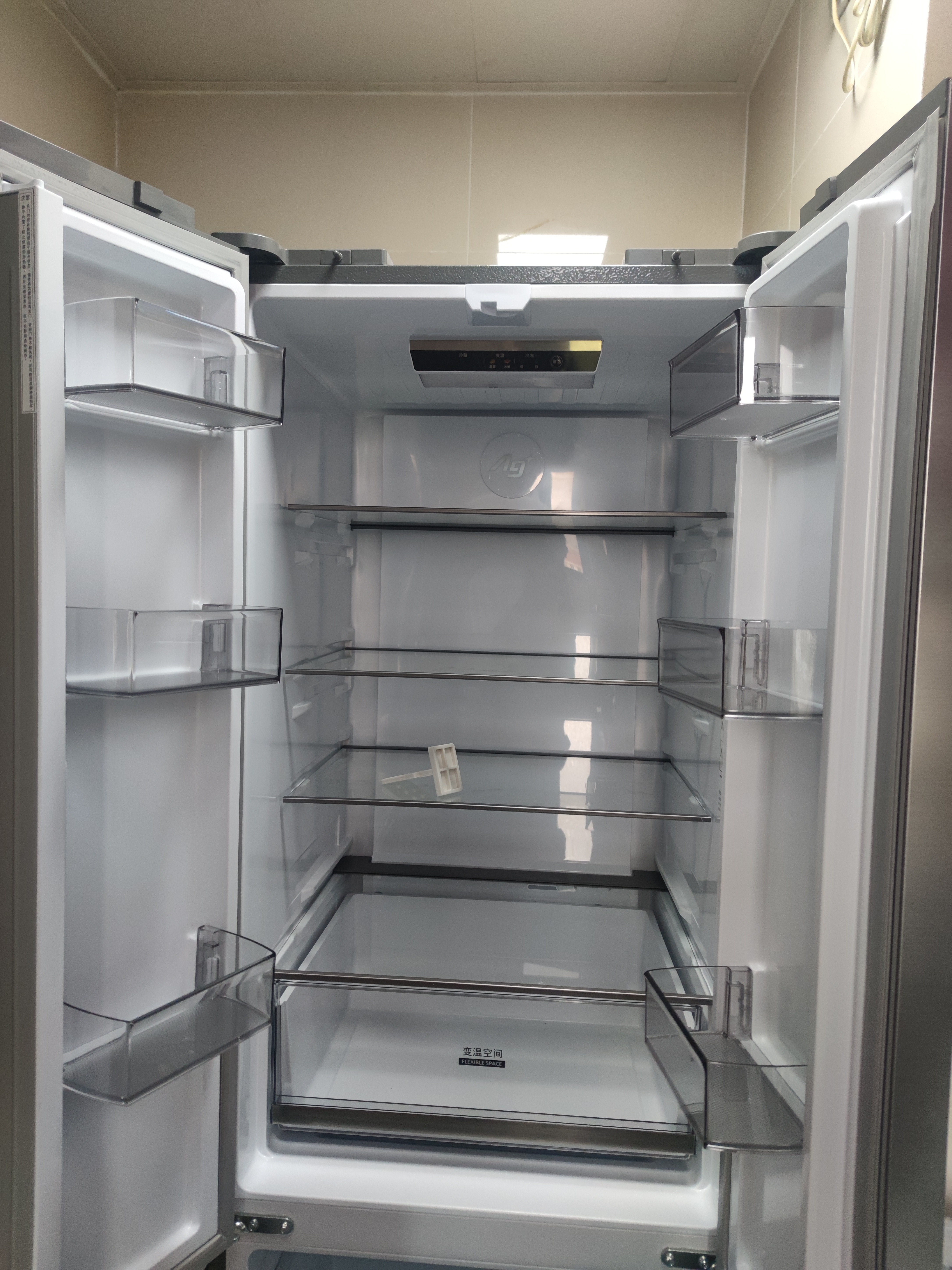 松下（Panasonic）Xtra小法棍400L法式多门冰箱家用小户型超薄风冷无霜以旧换新星际银NR-XG41PEB-S【国家补贴】 实拍图