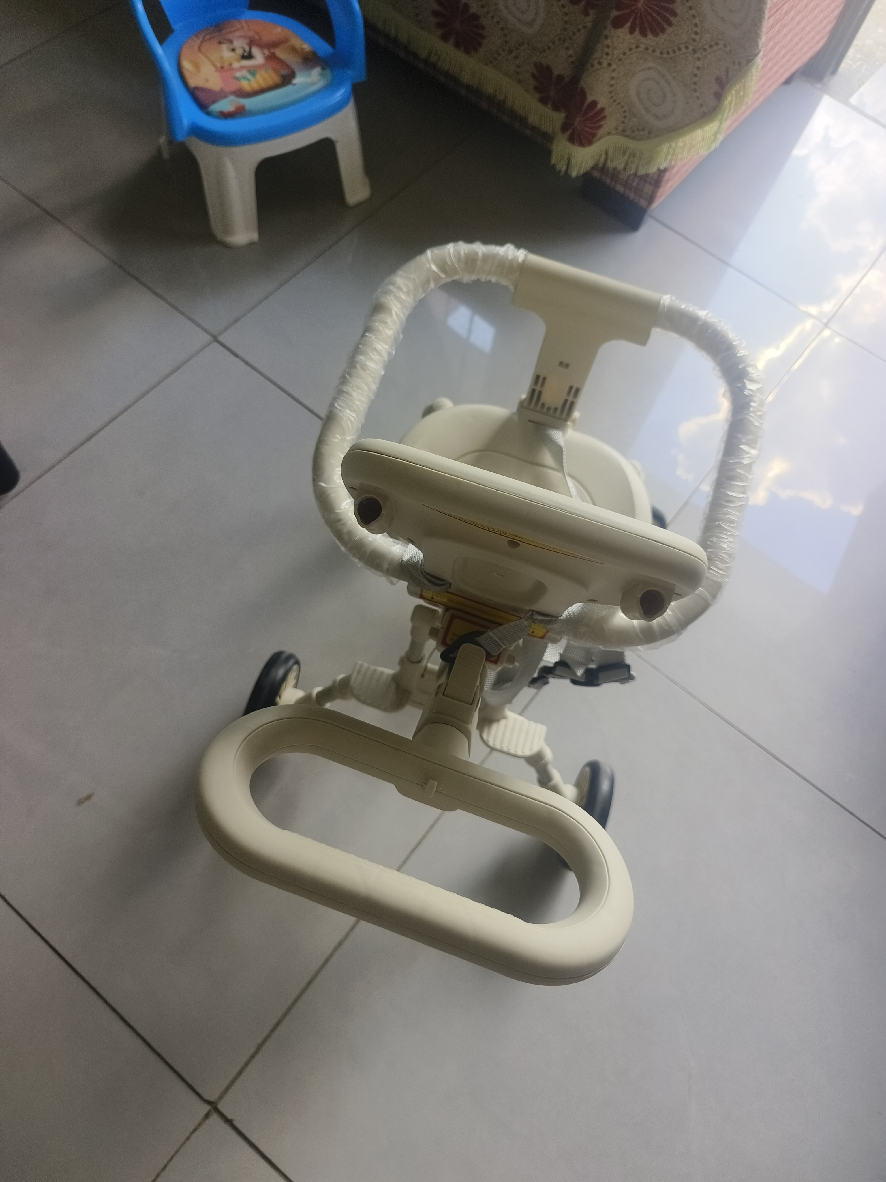semmook遛娃神器可折叠婴儿推车双向手推车婴儿车0-3岁溜娃神器一键收车 升级款加大轮【带加大遮阳棚】 实拍图