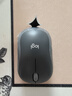 罗技（Logitech）M185鼠标 无线鼠标 办公鼠标 对称鼠标 黑色灰边 带无线2.4G接收器 实拍图