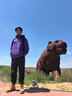 骆驼（CAMEL）王俊凯同款铠甲马丁靴高帮户外工装大黄靴男 GE122W7757T 金黄 41 实拍图