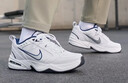 耐克轻便训练鞋秋季健身缓震老爹鞋NIKE AIR MONARCH 4 415445 102白色/金属银/深藏青 42.5 (270mm) 实拍图