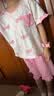 笛莎（DEESHA）【7A抑菌棉】女童春夏短袖五分裤家居服套装宝宝两件套睡衣 实拍图