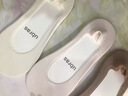 ubras3双隐形无痕浅口防滑船袜子女袜防掉跟 浅口-黑色+肤色+肤色 均码 实拍图