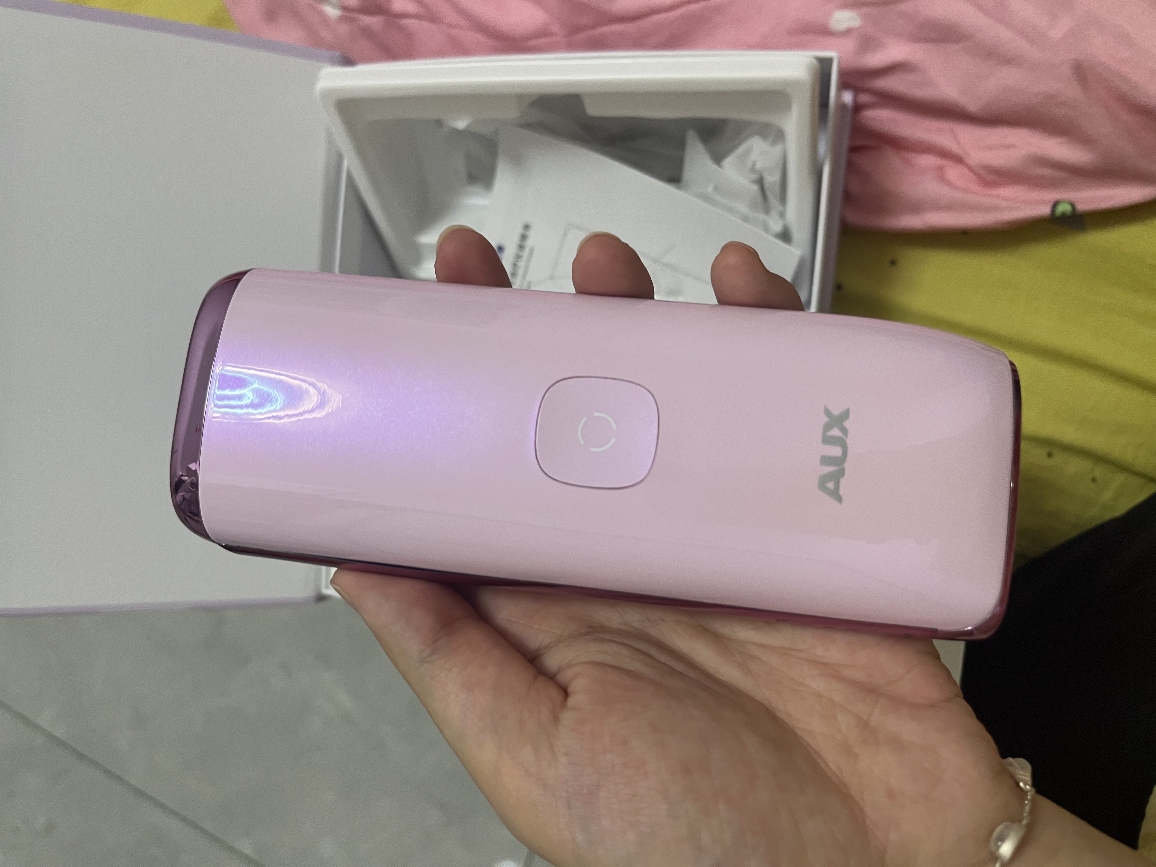 奥克斯（AUX）脱毛仪蓝宝石冰点全身腋下私处家用剃毛器政府补贴送女友老婆礼物1127大能量ProMax 实拍图