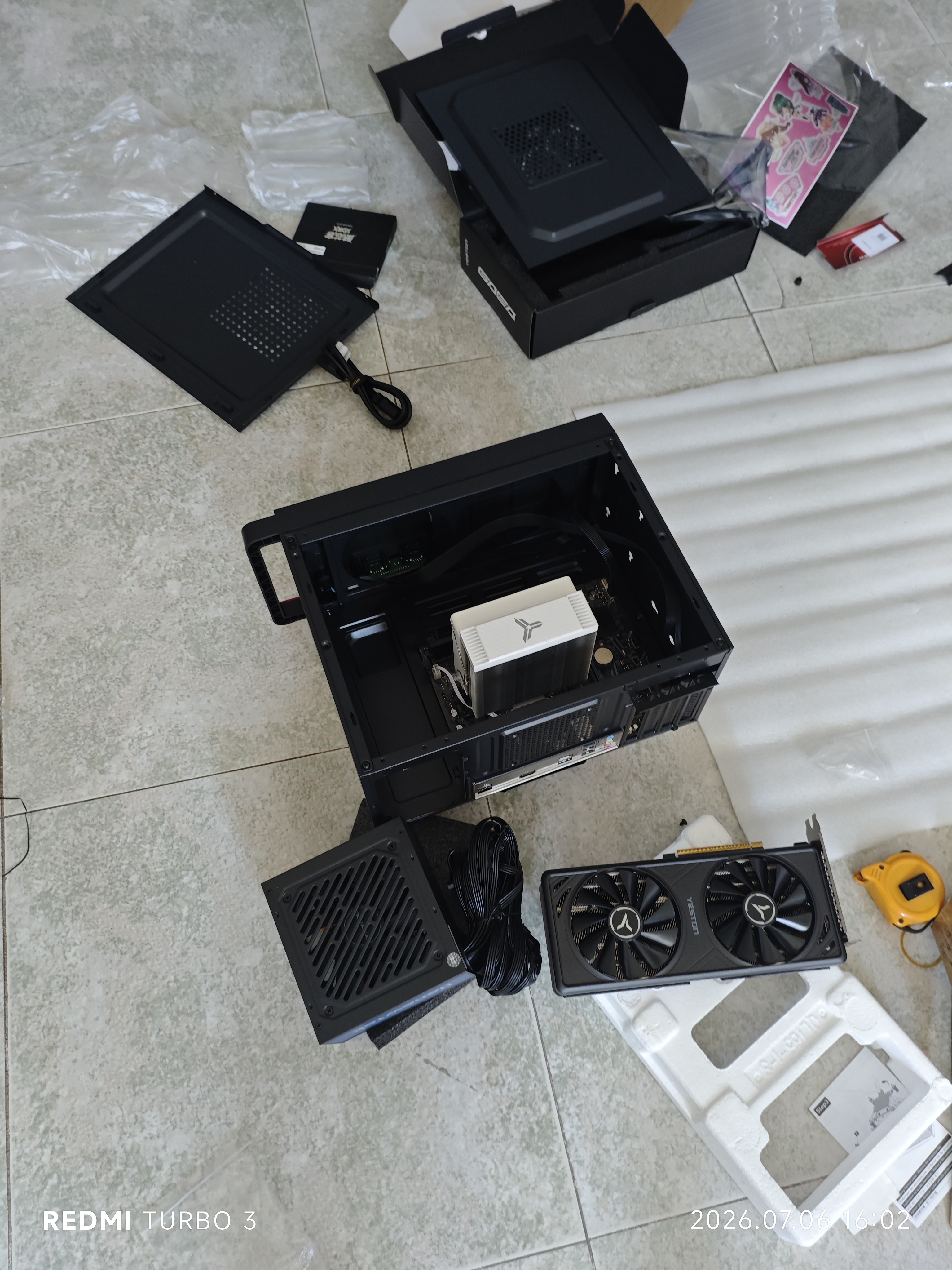 大水牛（BUBALUS）额定650W 劲睿650台式电源（80PLUS白牌/支持5060显卡/12CM温控风扇/背线/宽幅） 实拍图
