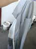 蕉内（Bananain）【王一博同款】502UV男女士同款防晒衣服冰丝皮肤衣夏季外套新款 烟雨灰拼水晶蓝拼暖白 L 实拍图