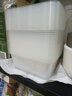 美丽雅 一次性饭盒方形1000ml*20套 外卖打包野餐盒加厚带盖塑料可微波 实拍图