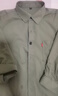 罗蒙（ROMON）纯棉衬衫男七分袖夏季薄款商务休闲衬衣工装寸衫外套 豆绿色 XL 晒单实拍图