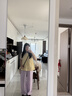 MUJI 女式 汉麻水洗宽版裤女装裤子女款女士长裤休闲裤阔腿裤26年春夏 薰衣草色 M （160/66A ） 实拍图