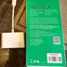 毕亚兹 适用苹果Lightning转HDMI转换器高清视频转接头iPhone手机iPad投屏显示器电视投影仪同屏连接线 实拍图