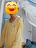 上宝麦早秋儿童连体睡衣兰精莫代尔薄款长袖男女童家居服 水嫩黄 150码 实拍图