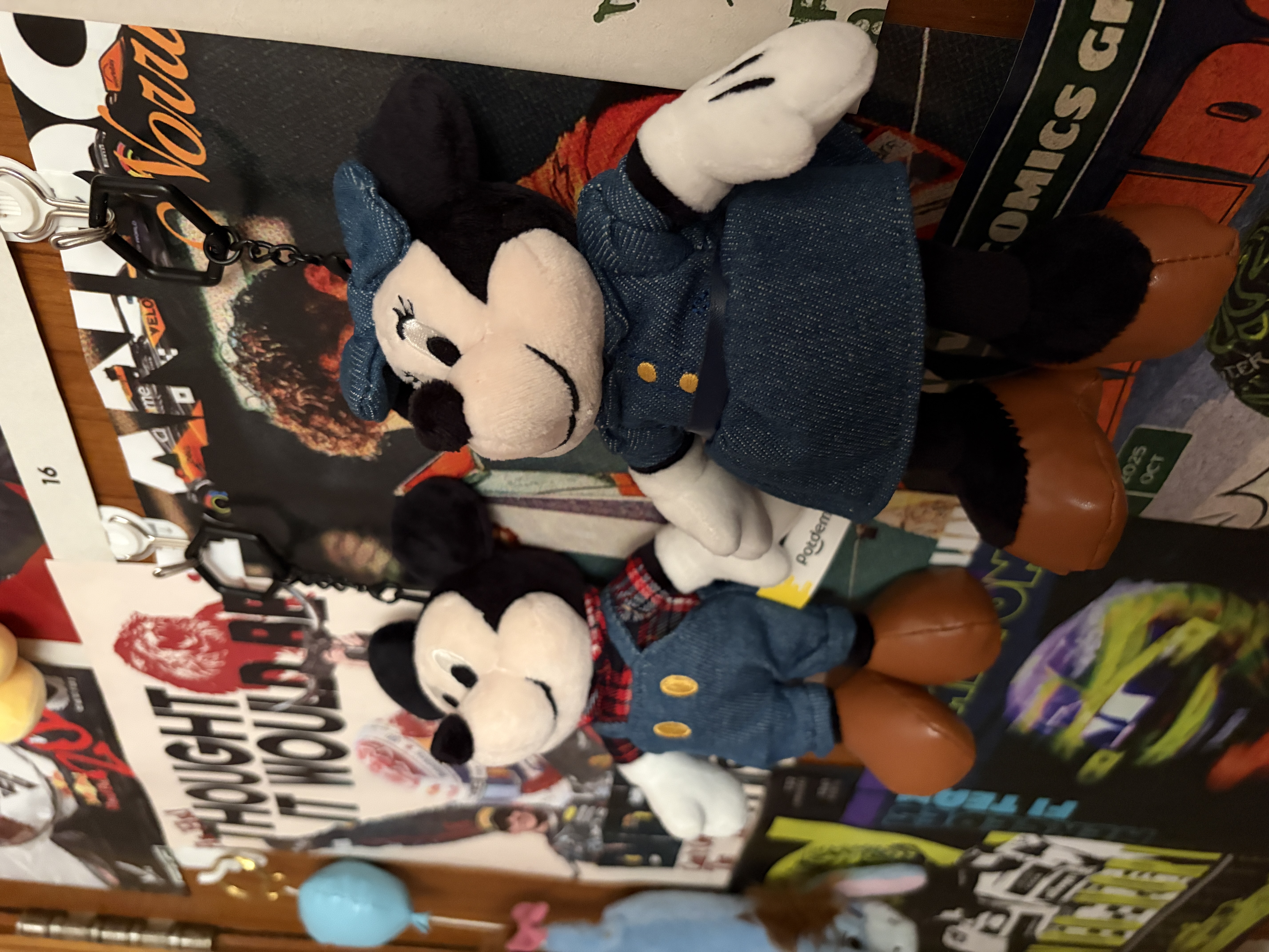 迪士尼（Disney）米奇小机灵挂件毛绒玩具娃娃小玩偶钥匙扣生日礼物女孩送闺蜜礼物 实拍图