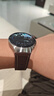 华为HUAWEI WATCH 5 46mm高端款航天级钛合金表壳木星棕素皮复合表带eSIM通话手表 实拍图