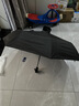 C'mon 全自动晴雨伞三折大号防紫外线防晒太阳伞遮阳伞男士自动伞 黑色 实拍图