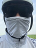 洛克兄弟防晒面罩全脸摩托车头套冰丝骑行围脖套夏季男女钓鱼面巾 白色 实拍图