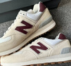NEW BALANCE NB574官方休闲鞋女鞋复古舒适夏季透气网面礼物轻便百搭运动鞋 米白色 WL574RCF 36 (脚长22.5cm)尺码详询客服 实拍图