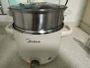 美的（Midea）电煮锅 0涂层不锈钢 宿舍小电锅 多功能家用宿舍泡面小火锅 2.6L蒸煮一体电热锅 XZC2066G 配蒸笼 实拍图