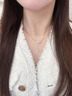 芯奢S925纯银蝴蝶流苏项链女款女生小锁骨链520情人节生日礼物送女友 光影蝴蝶项链+【蝴蝶结礼盒】 实拍图