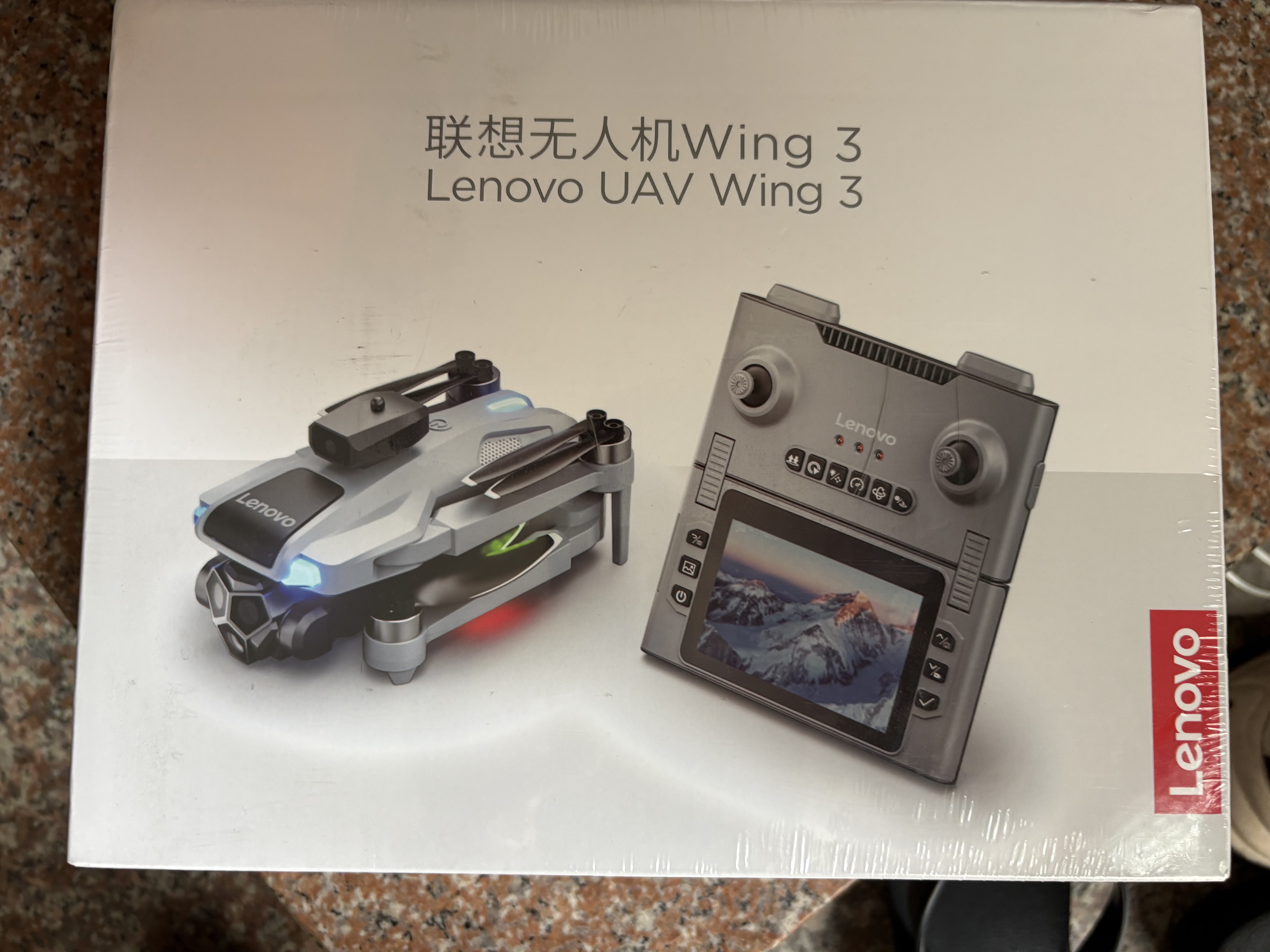 联想（Lenovo）进阶级带屏遥控飞机四轴避障飞行器高清航拍无人机男孩玩具航模飞机生日礼物 实拍图