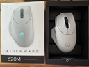 外星人（Alienware）AW620M游戏鼠标 右手型人体工学双模2.4g无线办公电竞宏鼠标 RGB灯效 磁力回弹 节日礼物 白色 实拍图