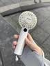 名创优品（MINISO）2026新款手持风扇小风扇小型数显静音随身携带底座充电风扇迷你宝宝吹辅食学生儿童降温神器礼物 实拍图