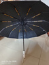 魔小宅24骨复古折叠雨伞男女晴雨两用黑胶防晒遮阳全自动太阳伞双人大号 24龙骨自动雨伞米白 实拍图