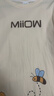 猫人（MiiOW）【防螨抗菌纯棉】女士睡裙睡衣女可爱猫人印花家居服米色XL 实拍图