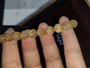 石玥珠宝精品7-8mm天然金发晶手串本命年转运珠手链男女士款 水晶玛瑙 实拍图