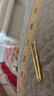 【节节高升】竹节金黄色挖耳勺掏耳勺不伤耳挂件吊坠采耳工具 竹节耳勺-2个 实拍图