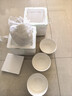 友来福陶瓷碗白瓷中式小碗家用4.5英寸米饭碗喝汤碗6只装洗碗机可用 实拍图