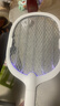 德雷博（DEREMBO ）电蚊拍灭蚊拍大容量锂电池持久续航紫光诱蚊家用灭蚊器苍蝇拍P07 实拍图