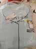 诺宜（NuoYI）月子装月子服哺乳衣纯棉孕产妇家居服睡衣J38158条纹蓝色XXL 实拍图
