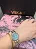 范思哲（VERSACE）瑞士手表女士小绿表石英表生日礼物送女友VEAA01320-27MM礼盒装 实拍图