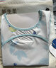 babycare宝宝吃饭罩衣儿童围兜婴儿反穿衣防脏辅食围裙 薄荷冰柠 100码 实拍图