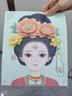 时光学国风簪花儿童旅行画包创意立体手工diy化妆包玩具男女孩生日礼物 实拍图