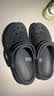 卡骆驰（CROCS）贝雅云彩女士洞洞鞋休闲鞋|208186 黑色-001    39 (250mm) 实拍图