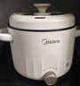 美的（Midea）电煮锅 泡面火锅宿舍小电锅 电蒸锅 多功能家用电热锅 2.6L蒸煮一体 小型2-3人用 配带蒸笼XZE2076 实拍图