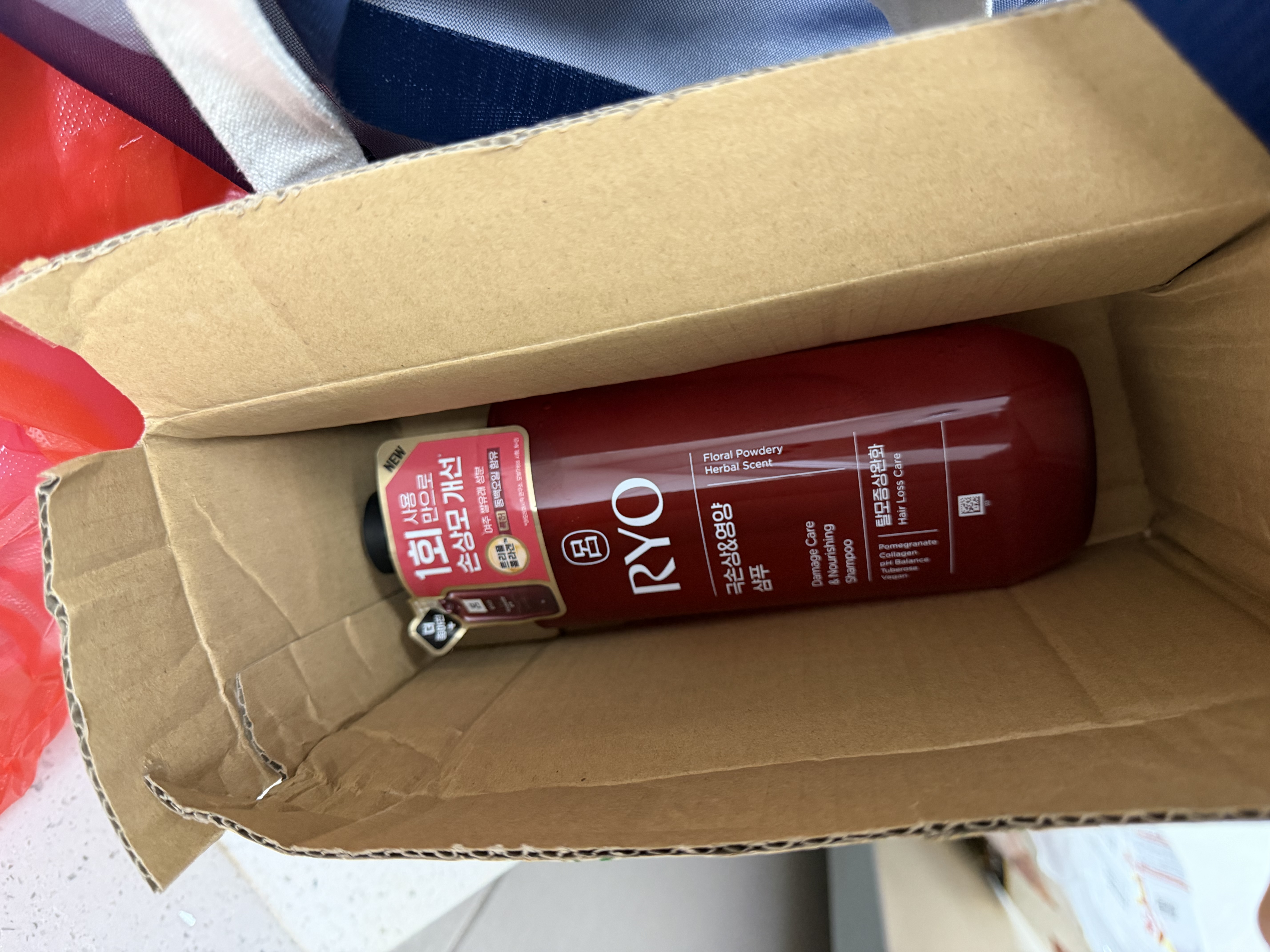 吕（Ryo） 红吕洗发水480ml 水润滋养提亮锁色修复损伤改善毛糙 韩国进口 实拍图