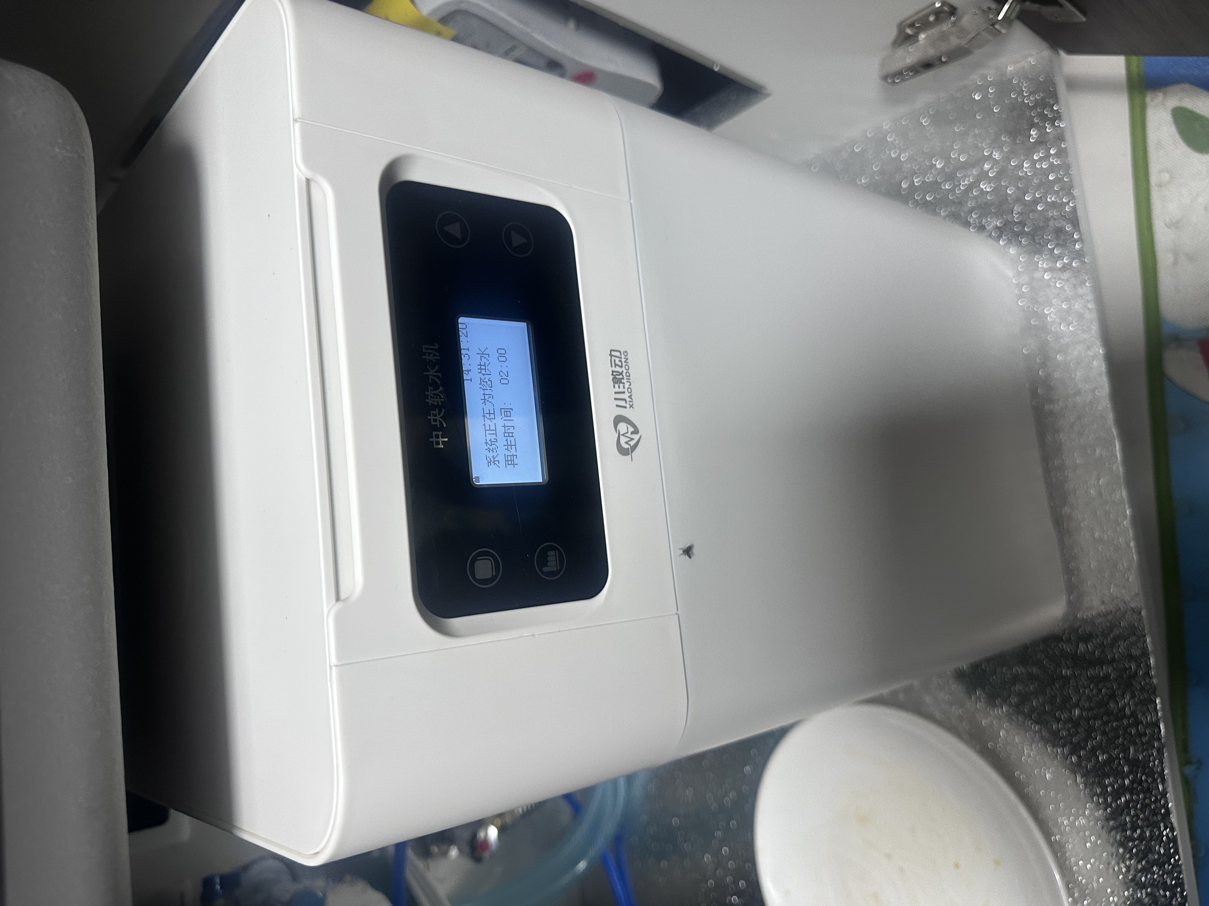 小激动双罐软水机家用2.8T/H大流量小型厨下式 全自动中央全屋净水软水系统套装 软化水除垢净水器设备 中央软水机R300（2.8T/H处理量） 实拍图