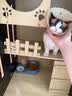 蒂乐森猫笼别墅家用实猫笼室内猫柜猫舍猫屋猫别墅豪华大双层猫咪木别墅 E防水款 长60*宽60*高90 送货上门+自行安装 实拍图