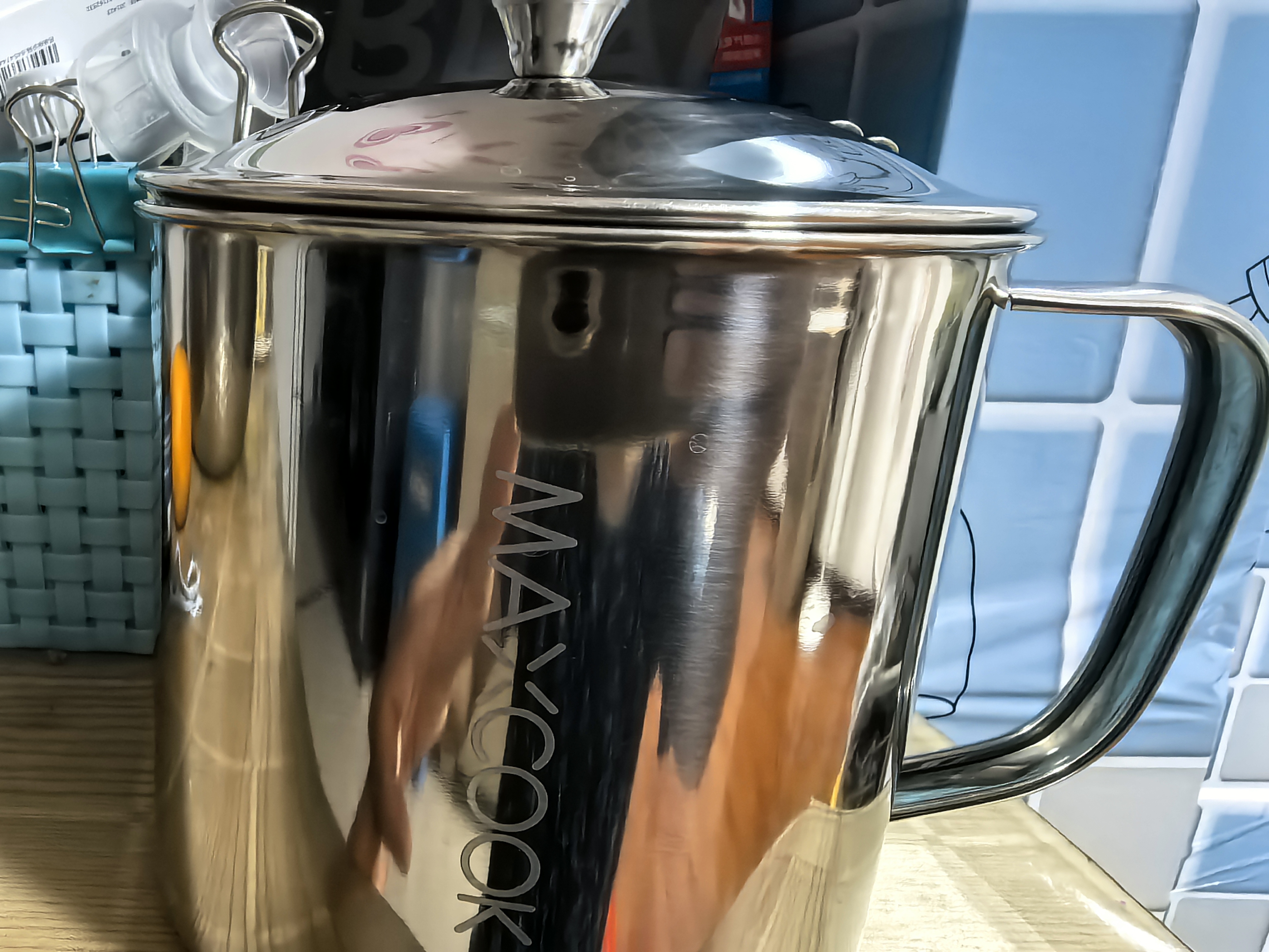 美厨（MAXCOOK）316L不锈钢杯子水杯带盖 1.3L大容量办公室泡茶杯家用口杯MCB3921 实拍图