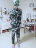 迪伽洛军训服迷彩服装全套初高中大学生夏季军训服短袖套装外套训练服 灰迷【外套+长裤+帽子+腰带】 160（适合身高155-160CM） 实拍图