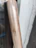 金诗洛JZT-0003 传统老式墩布拖布 白色线条拖 1个 布条拖布 工厂吸水圆头木杆拖把杆长110cm 实拍图