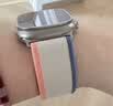 W&P适用苹果手表表带apple watch ultra3/2/1野径回环尼龙编织表带iwatch S11/10/9/8/7/6 橙米49 实拍图