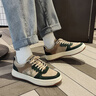 adidas情侣休闲纯棉上衣圆领正肩短袖T恤男女夏季阿迪达斯轻运动   米白   L 实拍图