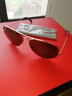 雷朋（RayBan）经典飞行员系列太阳镜开车墨镜男女户外眼镜0RB3025 181金色镜框绿色镜片 尺寸62 实拍图